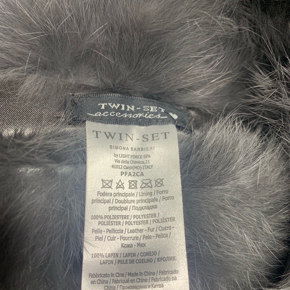 Rabbit fur capelet - Picture 2 of 4